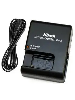 Зарядное устройство MH-25 для аккумулятора Nikon battery&charger 62189688 купить за 1 155 ₽ в интернет-магазине Wildberries