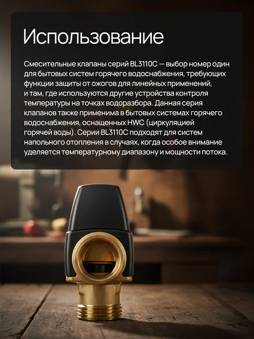 TIM Термостатический смесительный клапан BL3110C04, вариант, фото 2
