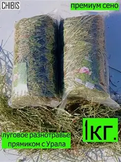 Сено луговое разнотравье ЧИБИС96 62209135 купить за 379 ₽ в интернет‑магазине Wildberries