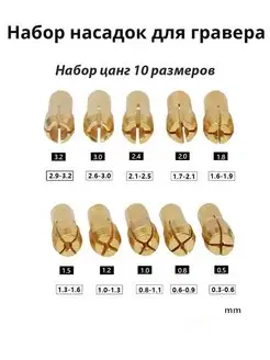 Набор насадок для гравера цанги патрон для гравера круги Wardan 62210357 купить за 166 ₽ в интернет-магазине Wildberries