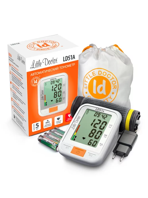 LITTLE DOCTOR Тонометр электронный автоматический LD-51А, вариант, фото 8