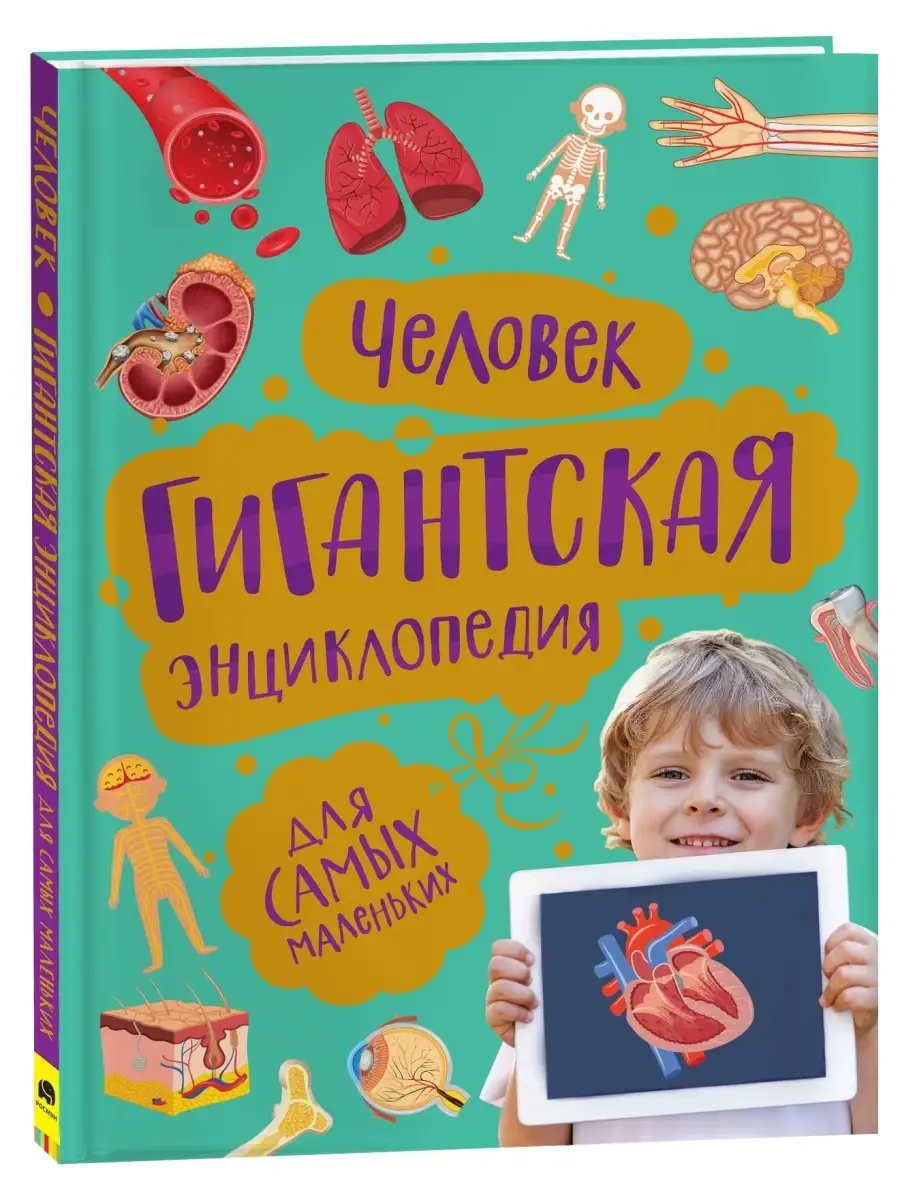 Книга Человек. Гигантская энциклопедия для малышей РОСМЭН 62607257 купить  за 516 ₽ в интернет-магазине Wildberries