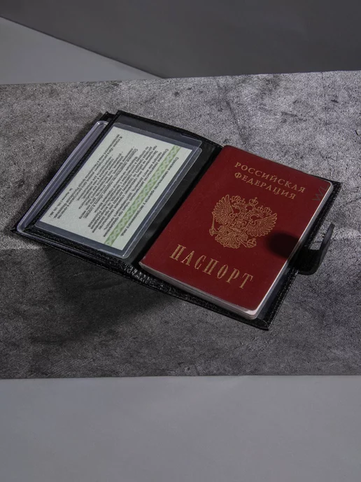 COVER WL Обложка для автодокументов и паспорта Хендай, черный, фото 3