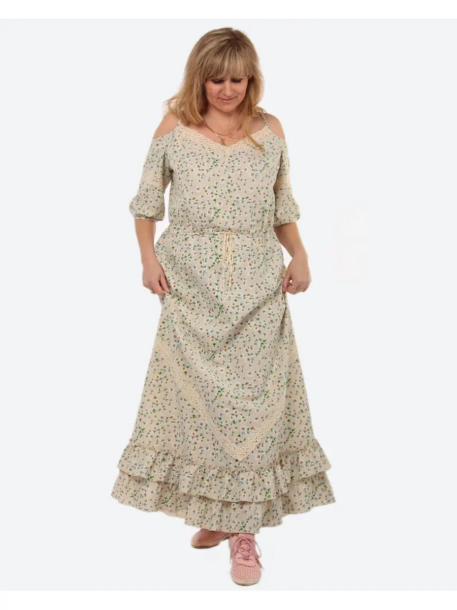 Льняные платья больших размеров для полных женщин – купить в интернет-магазине «L’Marka»