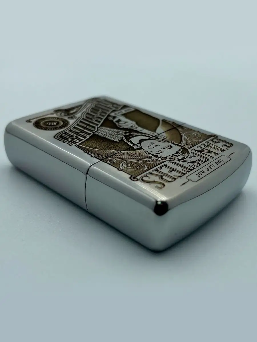 Подарочная зажигалка Zippo Armor Хром с гравировкой Брат Zippo 62645900  купить в интернет-магазине Wildberries