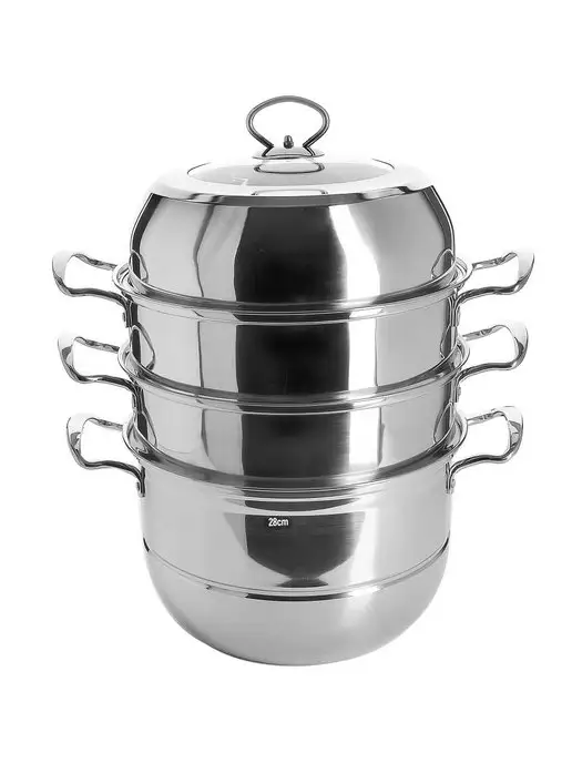 Мантоварка пароварка из нержавеющей стали 4 яруса - фото 4