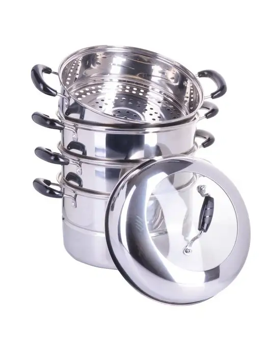 Мантоварка пароварка из нержавеющей стали 4 яруса - фото 6