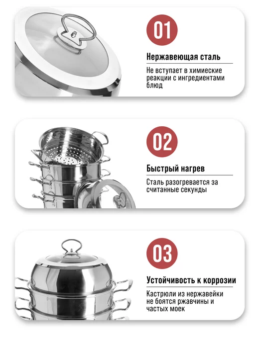 Мантоварка 4 яруса - фото 10