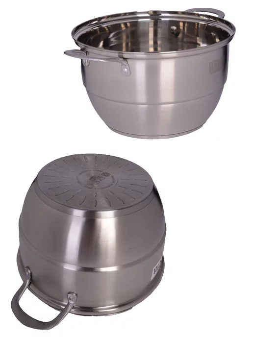 Мантоварка пароварка из нержавеющей стали 3 яруса - фото 7