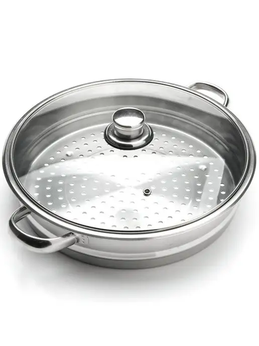 Мантоварка пароварка из нержавеющей стали 2 яруса - фото 10