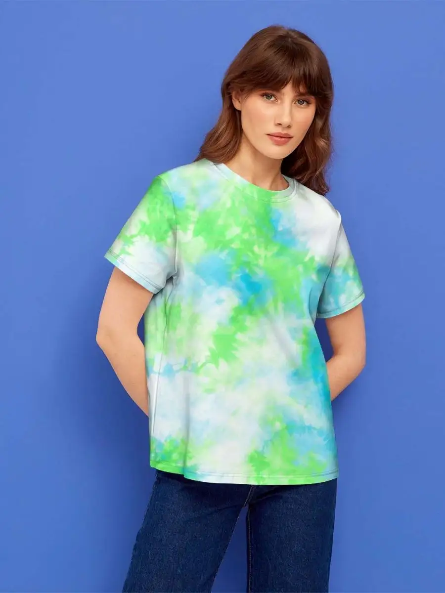 Женская футболка  Tie Dye, Тай Дай