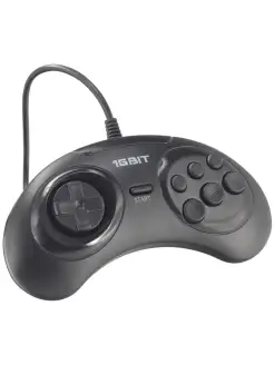 Retro Genesis Геймпад Controller 16 Bit с кнопкой Mode