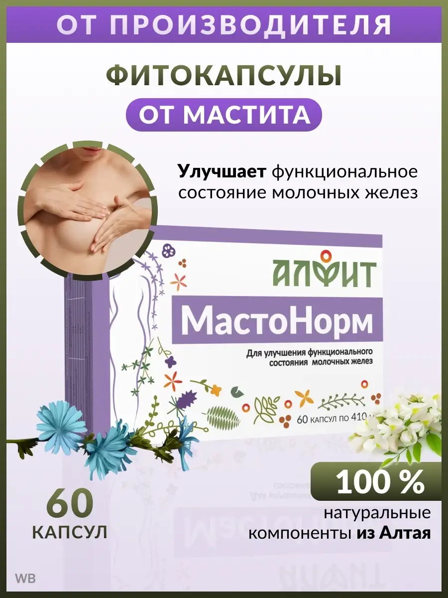 АЛФИТ Мастонорм климакс боровая матка женщины