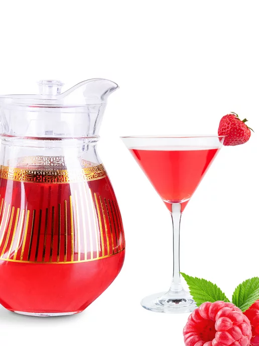 Кувшин графин для воды стеклянный 1,5 л с крышкой - фото 14