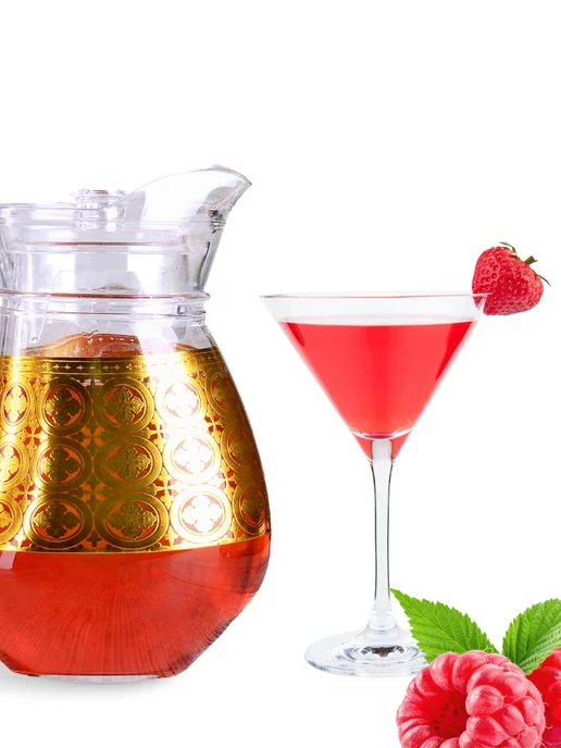 Кувшин графин для воды стеклянный 1,5 л с крышкой - фото 14