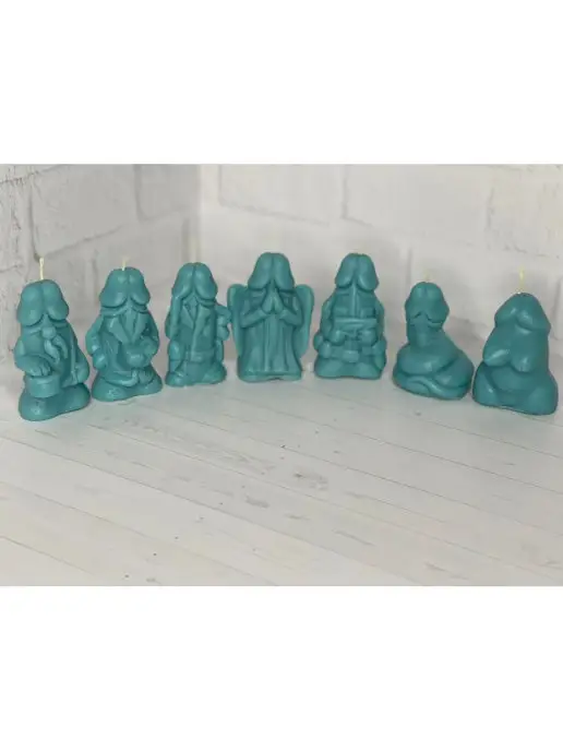 Kruutcandles Свеча эротик, голубой, фото 3