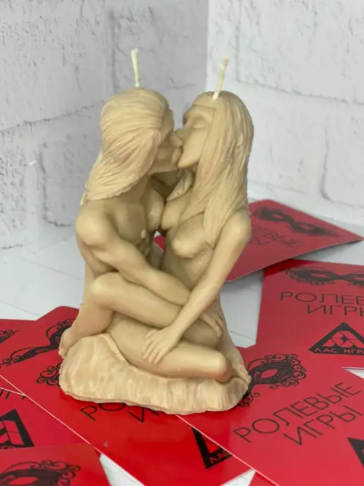 Kruutcandles Свеча эротик, бежевый
