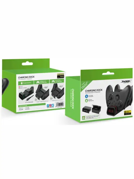 DOBE Станция для Xbox Series S X + 2 акб 800 mAh, 800 мАч, фото 6