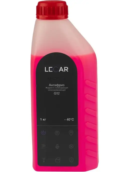 LECAR Антифриз Охлаждающая жидкость 1 л, 1 л