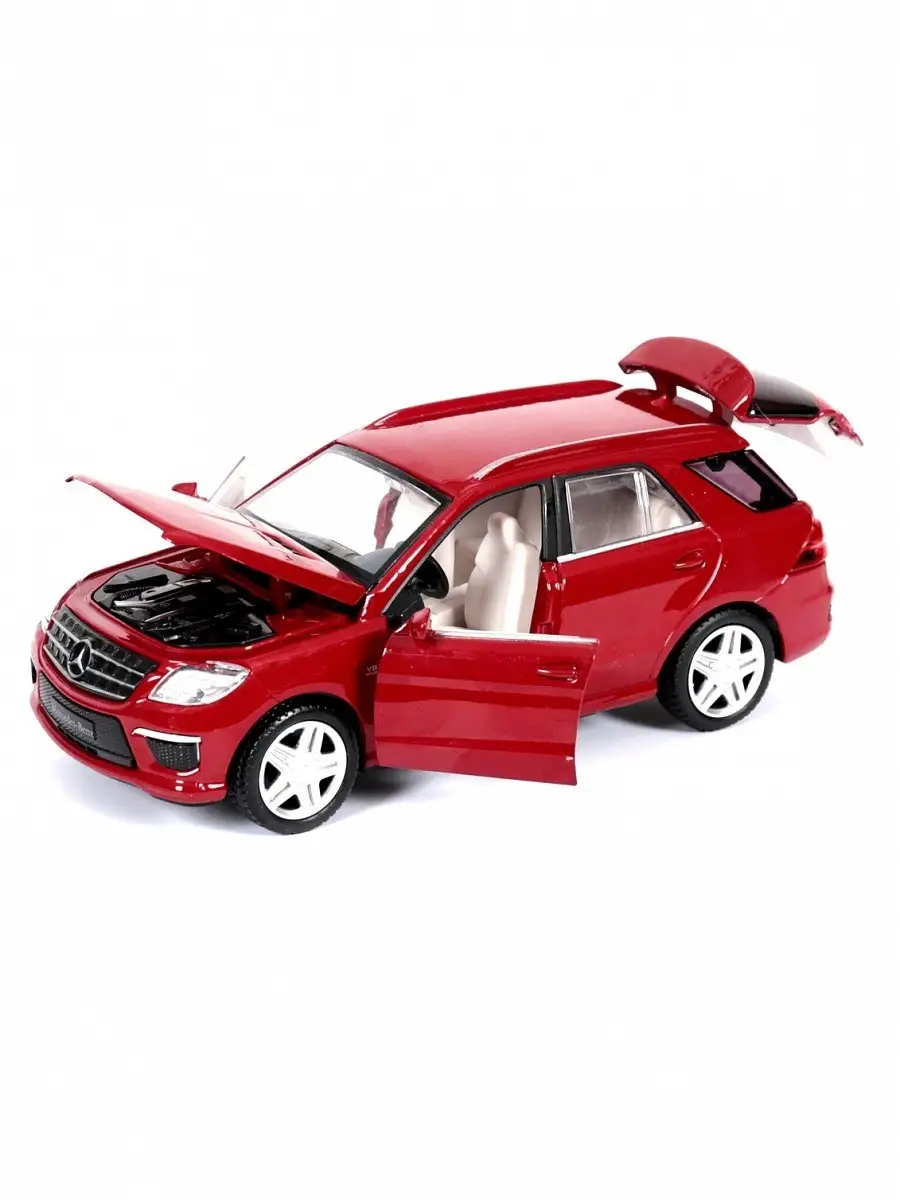 Модель машины Mercedes-Benz ML63 AMG 1:32 (15,5см) RC 62885881 купить за 1  214 ₽ в интернет-магазине Wildberries