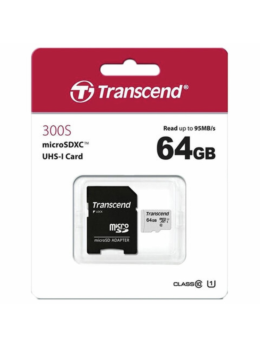 Карта памяти sdxc 64 гб transcend