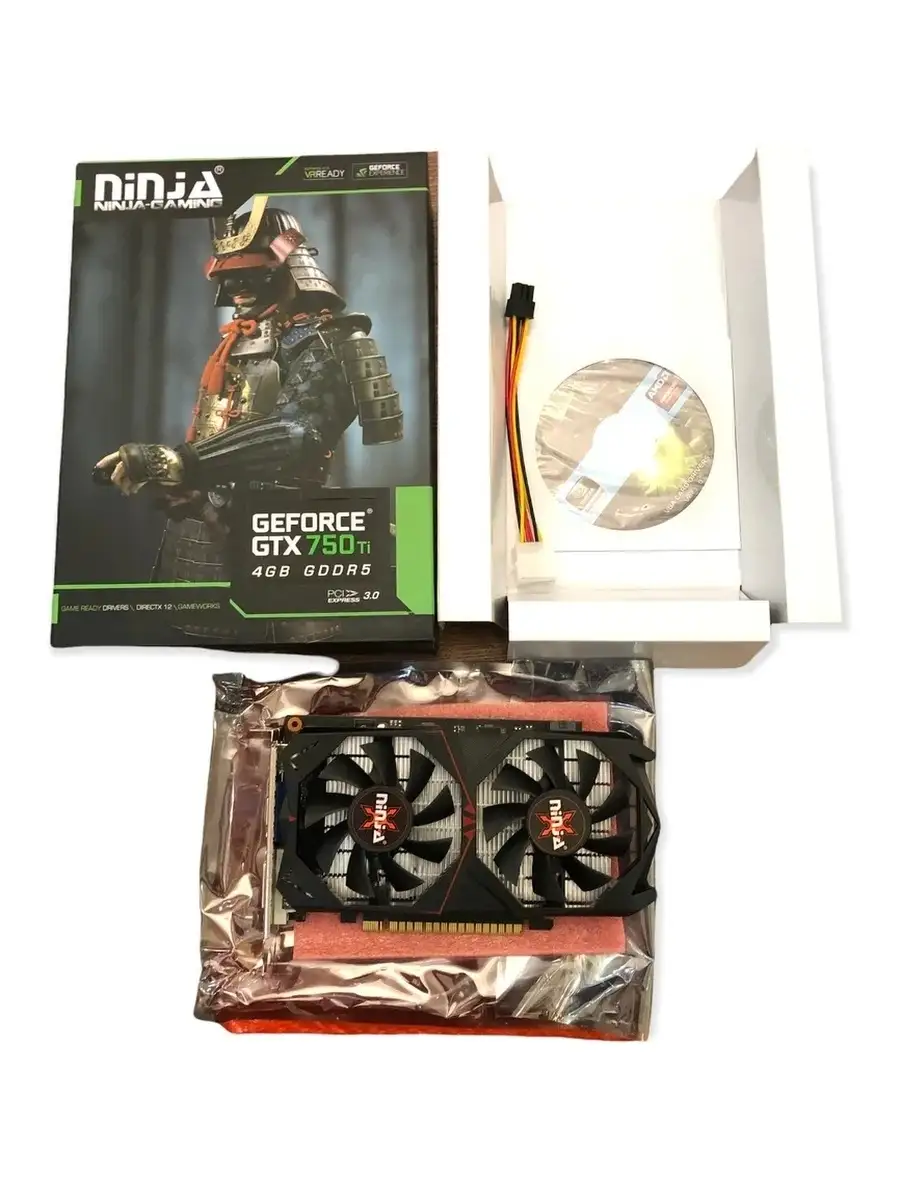 Видеокарта Ninja GeForce GTX 750 Ti 4 ГБ (NH75TI045F) Sinotex 63068113  купить в интернет-магазине Wildberries