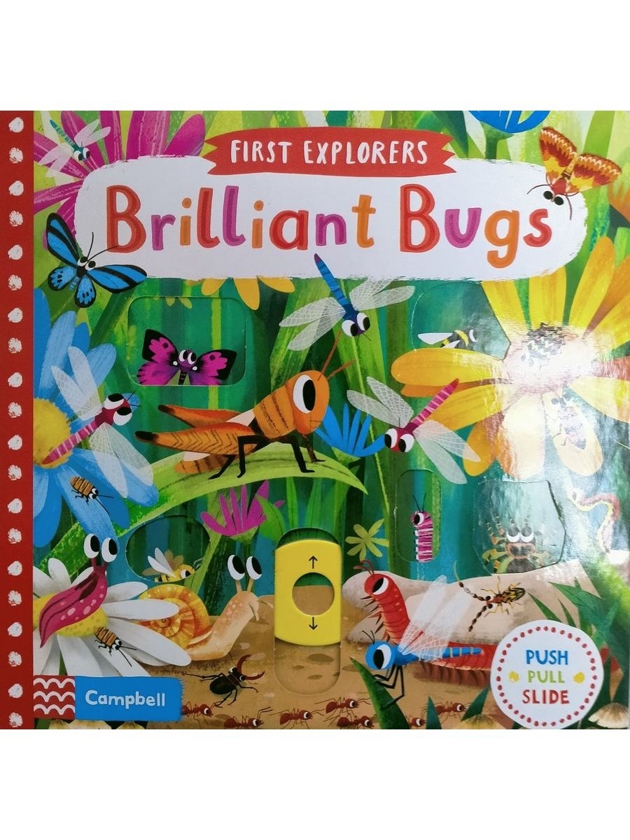 First explorers. Brilliant Bugs. Board book.