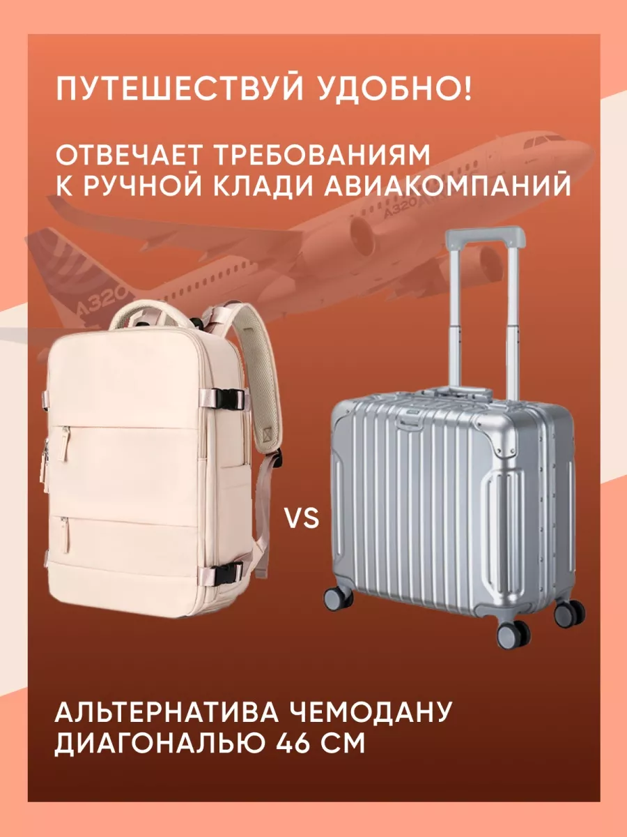 Женский дорожный рюкзак для путешествий спорта и ноутбука BOGL BAGS  63093363 купить за 3 342 ₽ в интернет-магазине Wildberries