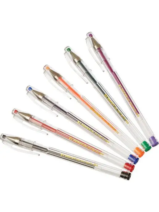 Beifa Набор гелевых ручек (6 цветов), 6 цв., фото 2