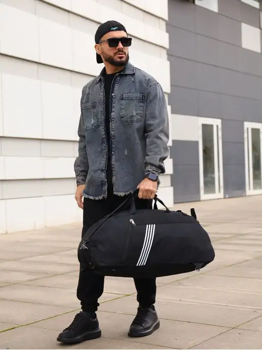 heavenly bags Сумка спортивная для фитнеса дорожная большая рюкзак, вариант, фото 8
