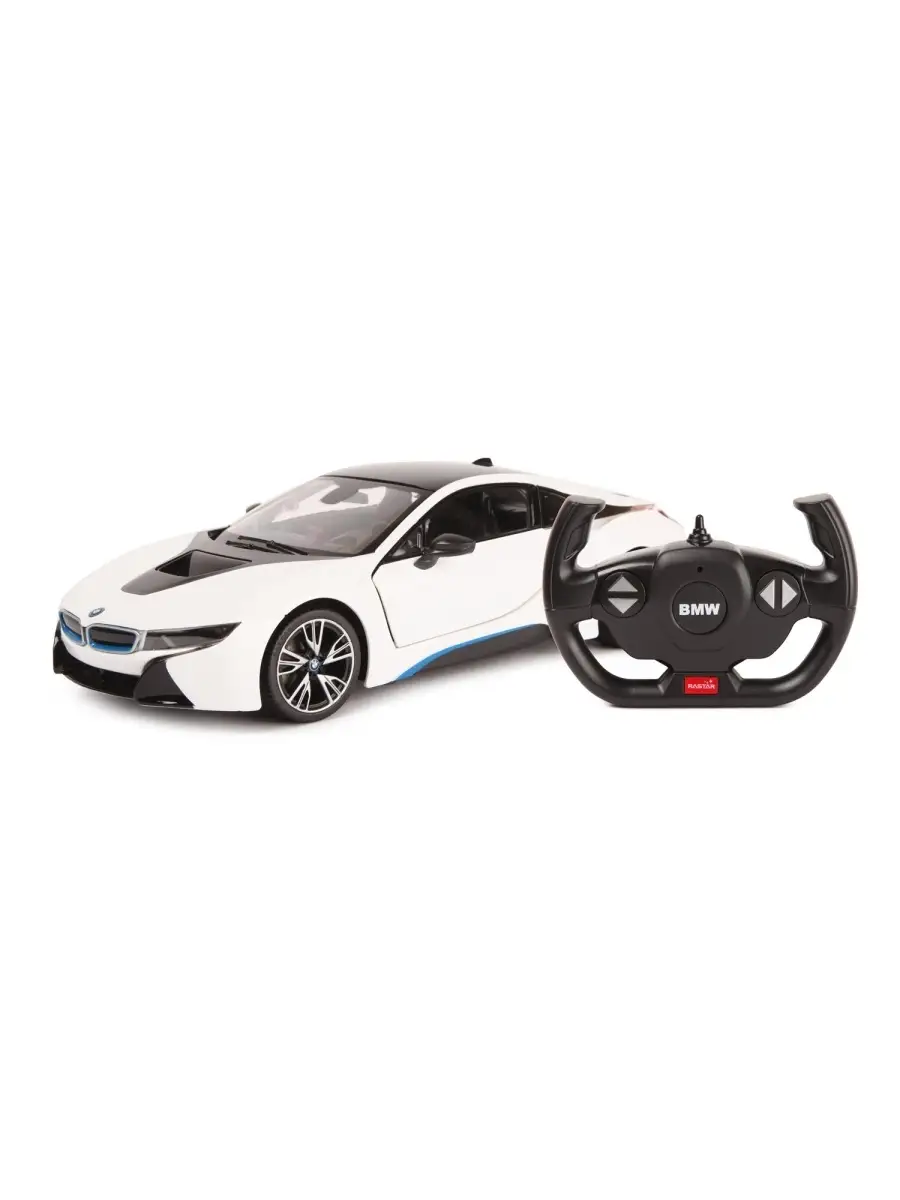 Машина Rastar BMW i8 белый на радиоуправлении с пультом управления  AllKidsPlay 63254377 купить за 4 625 ₽ в интернет-магазине Wildberries