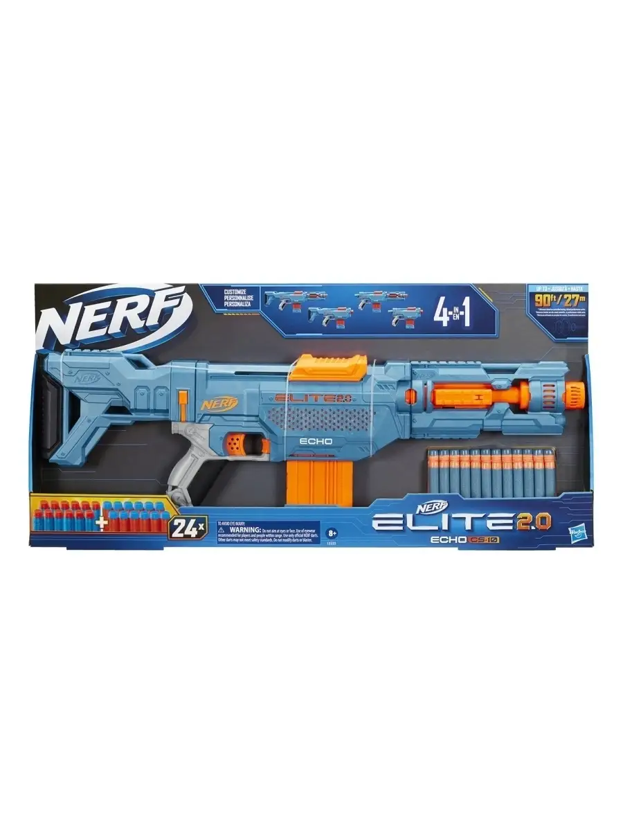 Набор игровой Nerf Elite 2 Эхо бластер Нерф лего игрушечное оружие автомат  AllKidsPlay 63280645 купить за 5 363 ₽ в интернет-магазине Wildberries