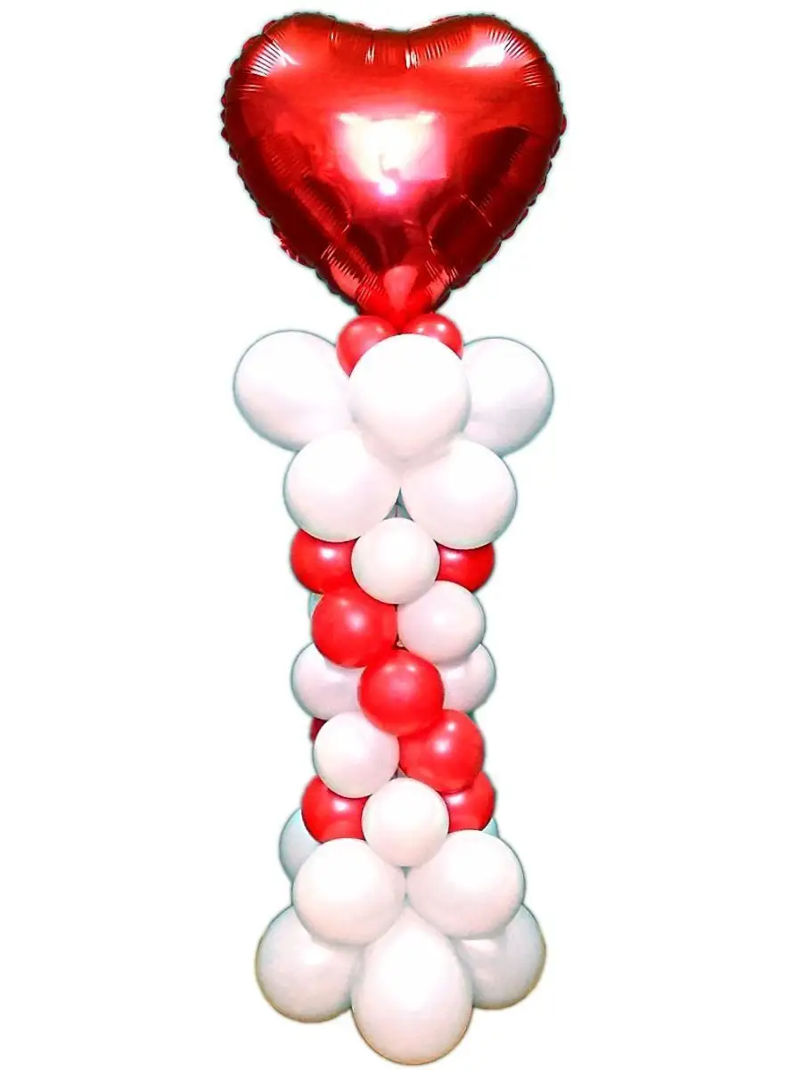 Стойка, столбик (гирлянда) из шаров своими руками из воздушных шаров  63351805 купить за 414 ₽ в интернет-магазине Wildberries
