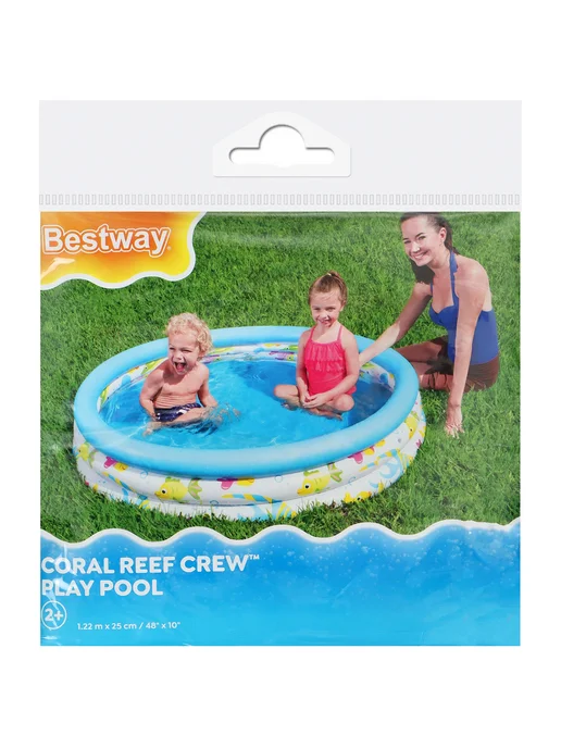 Bestway Бассейн надувной 183х51 детский, 122x25 см, фото 4
