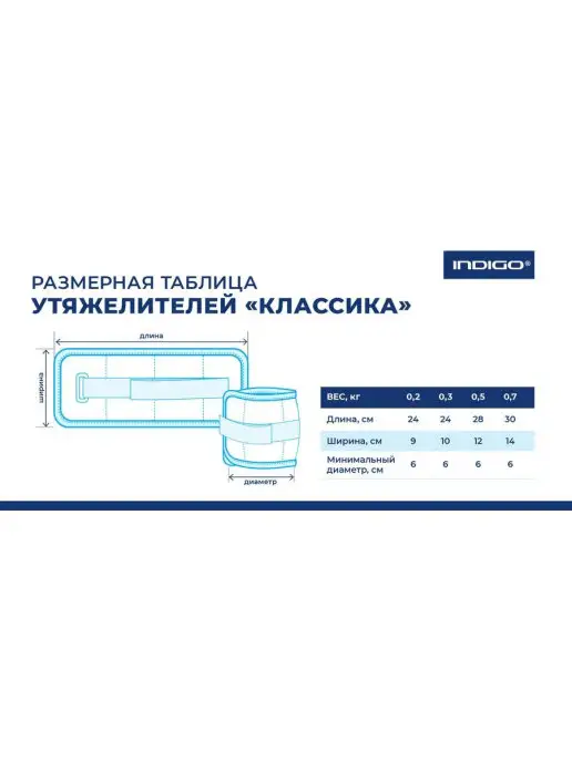 INDIGO Sport Утяжелители для рук и ног 0,2 кг, розовый, фото 4
