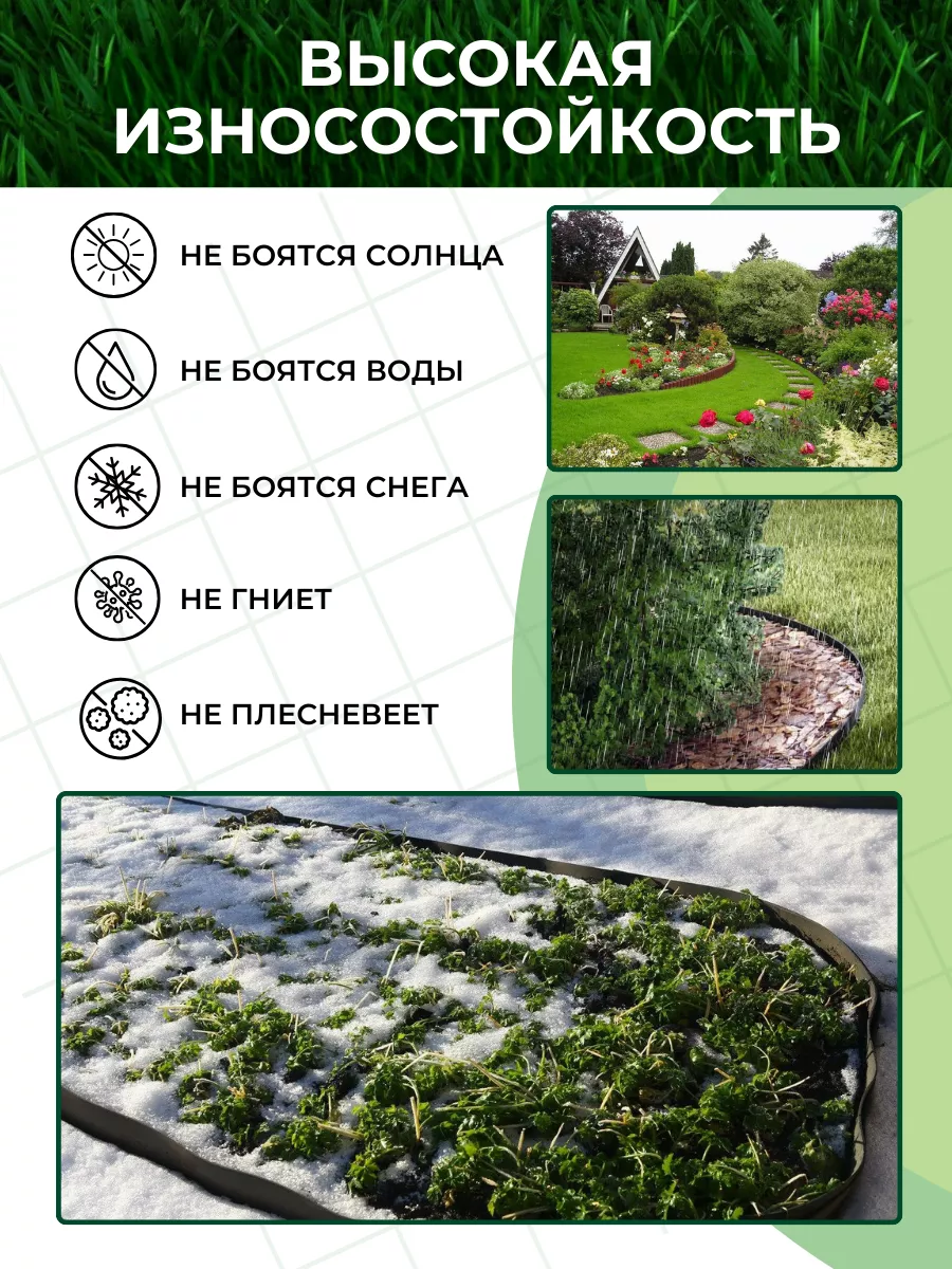 Применение бордюрной ленты на садовых участках | Азбука огородника | Дзен
