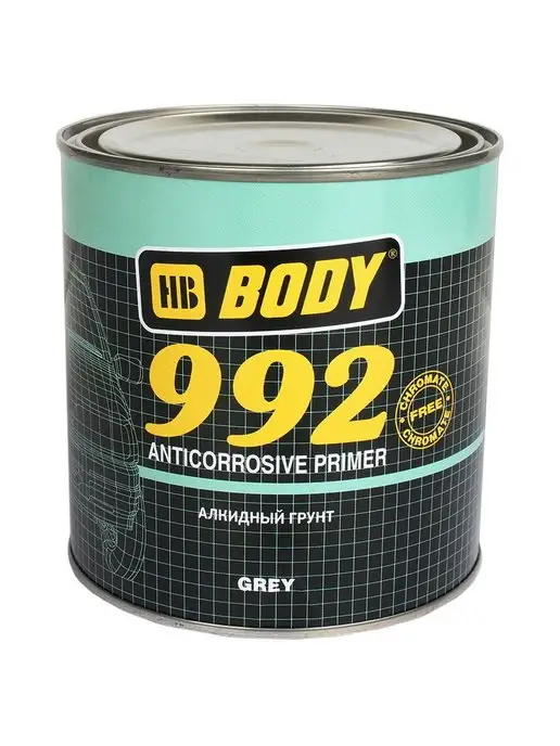 BODY Грунт антикоррозионный Грунтовка, 1 л