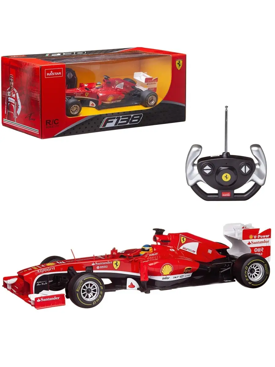 Машина на радиоуправлении 1:18 Ferrari F1 цвет красный RASTAR 63560657  купить за 2 230 ₽ в интернет-магазине Wildberries