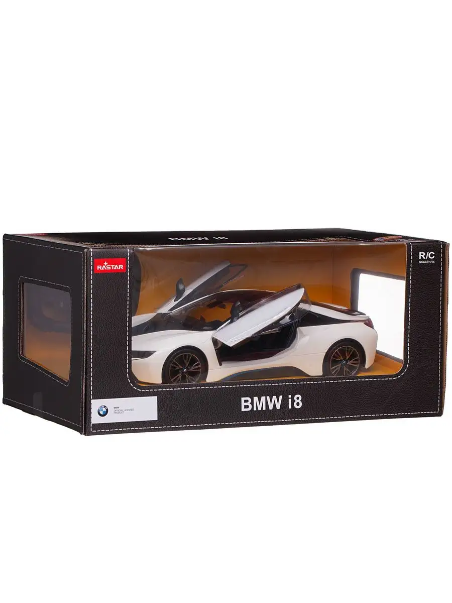 Машина р/у 1:14 BMW i8 белый RASTAR 63560821 купить в интернет-магазине  Wildberries