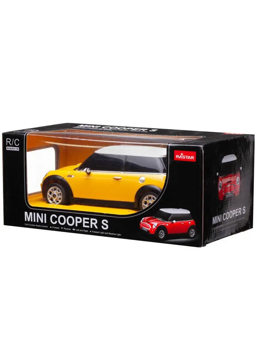 Машина р/у 1:18 Minicooper S, цвет жёлтый RASTAR 63560903 купить за 1 361 ₽  в интернет-магазине Wildberries