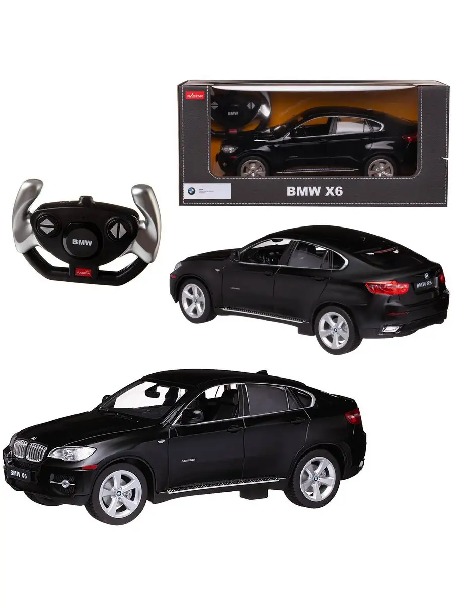 Машина на радиоуправлении 1:14 BMW X6 RASTAR 63560934 купить в  интернет-магазине Wildberries