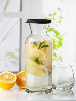 Графин для воды и сока кувшин с крышкой стеклянный ONIX 63678232 купить за 439 ₽ в интернет-магазине Wildberries