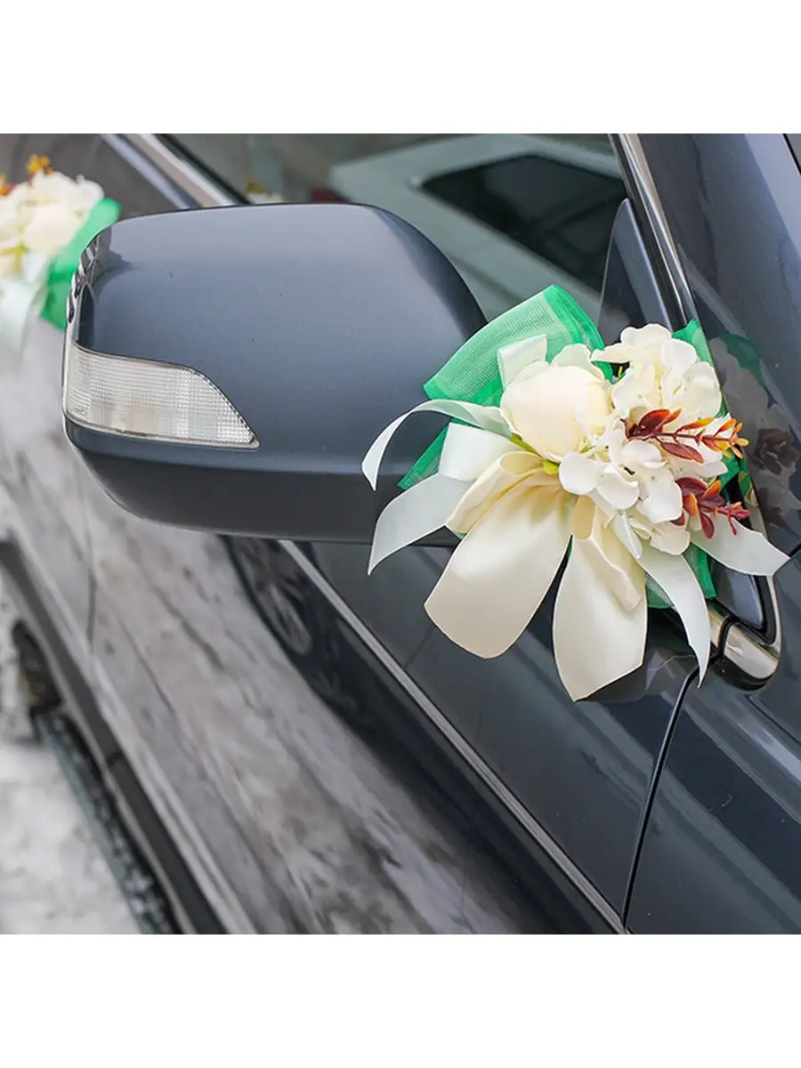 8 идей украшения ручек свадебного автомобиля