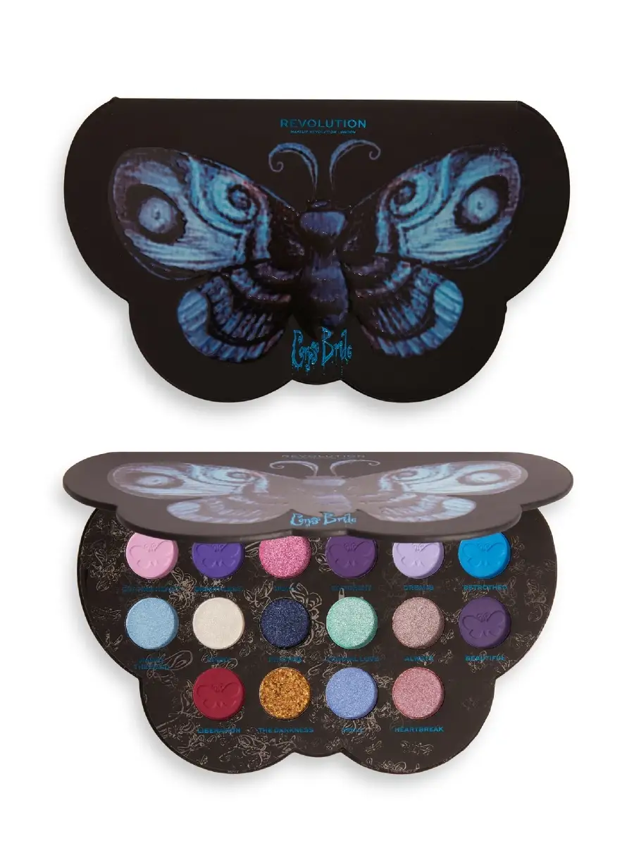 Палетка теней для век Corpse Bride Butterfly Revolution Makeup 63745782  купить в интернет-магазине Wildberries