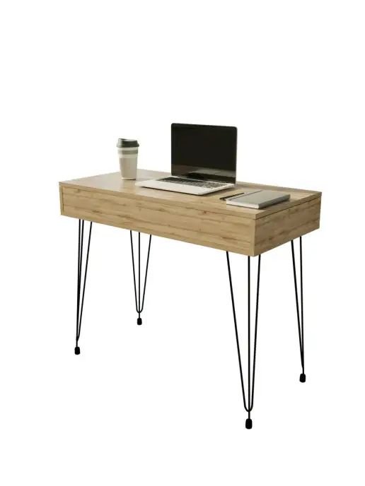 WOODSTEEL Туалетный косметический столик с зеркалом Лофт, вариант, фото 4