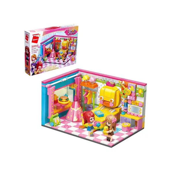 Конструктор для девочек "Спальная комната", 2 минифигуры и 3