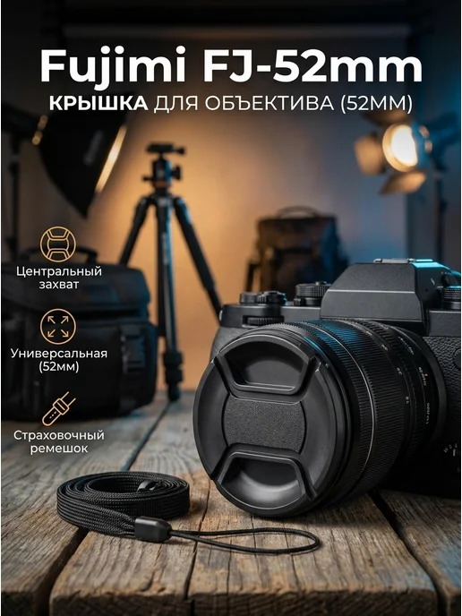 Fujimi Крышка FJ-52mm для объектива 52 мм, вариант