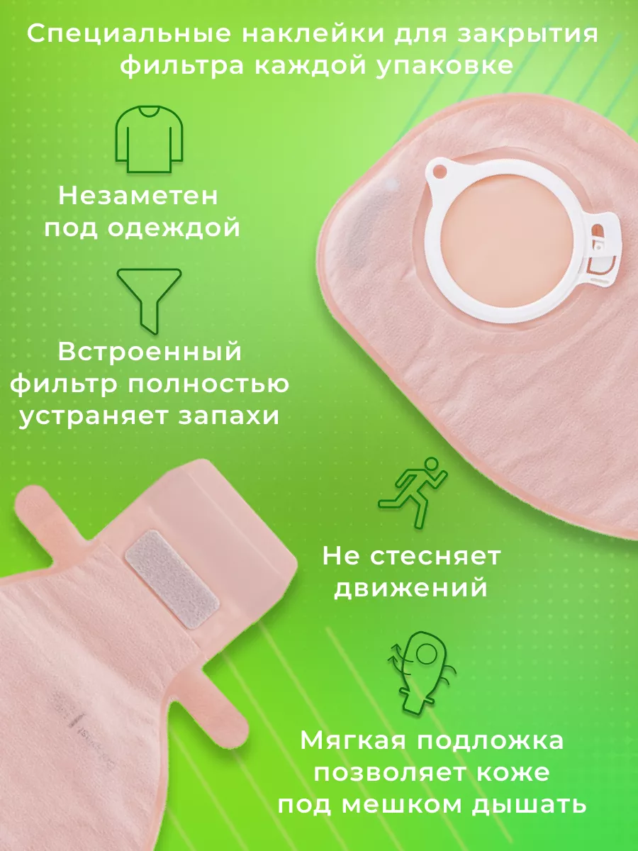 Стомные мешки Coloplast двухкомпонентные для стомы 30 шт Coloplast 63927997  купить за 6 192 ₽ в интернет-магазине Wildberries