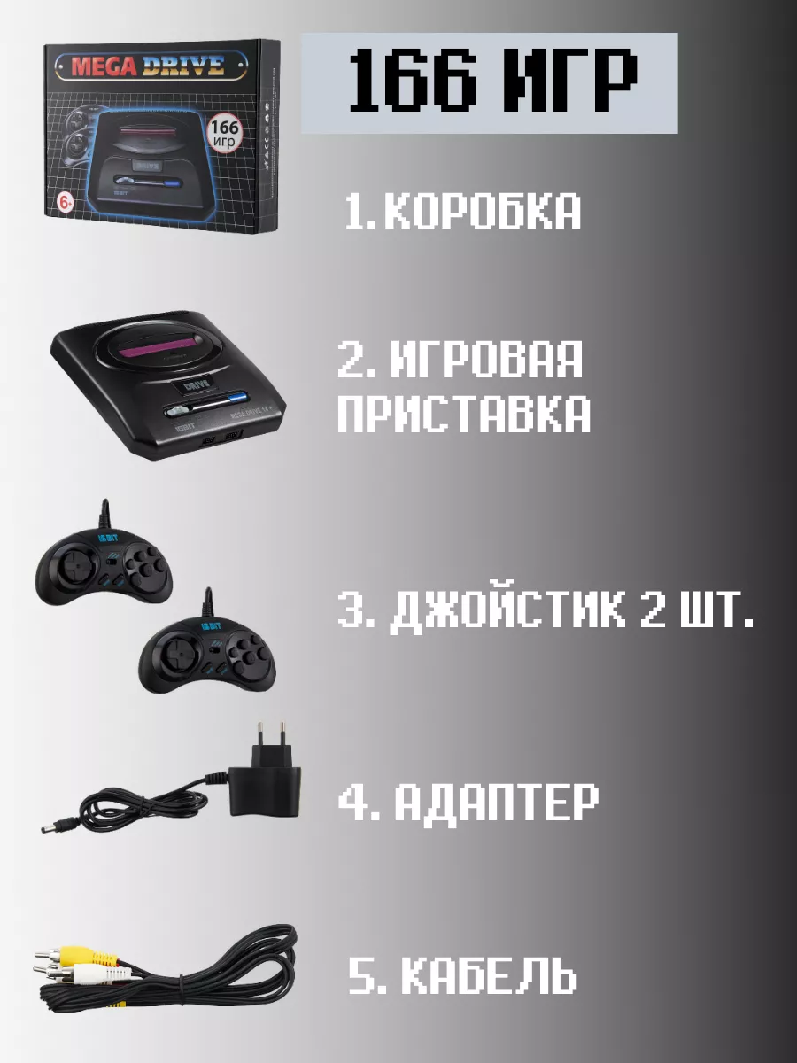 Игровая приставка для телевизова консоль с играми Sega 63930180 купить за 2  495 ₽ в интернет-магазине Wildberries