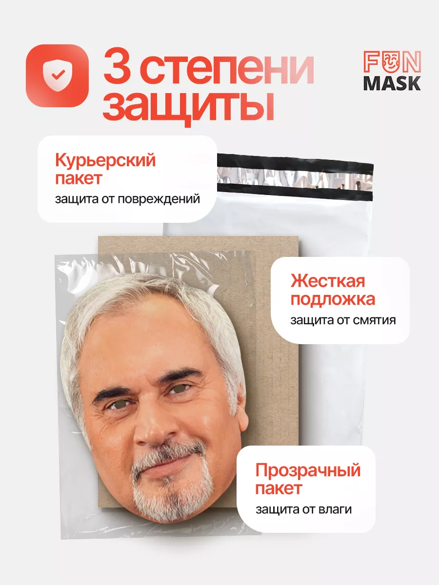 Маска Валерий Меладзе, картон FUN MASK 64039751 купить за 387 ₽ в  интернет-магазине Wildberries